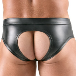 Svenjoyment Slip sexy ouvert Maten Noir